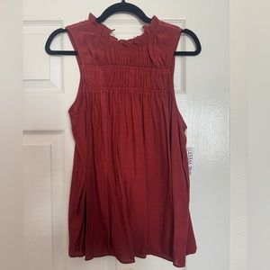 NWT Nine West Burnt Orange Tank Top
